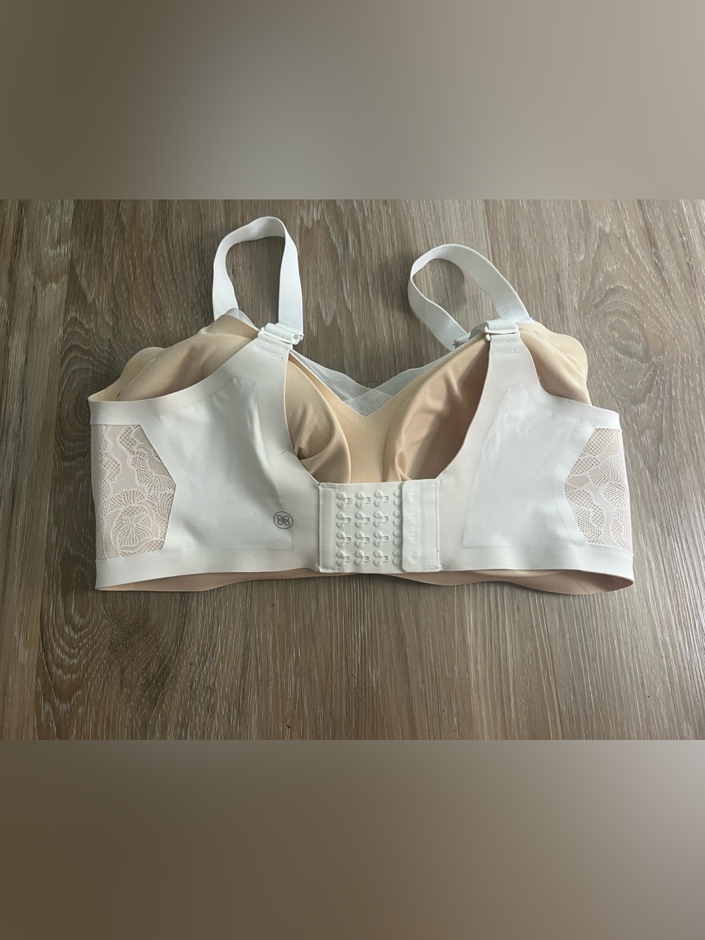 Honeylove Crossover Bra White Lace Size 36DDD (F)/G - Picture 6 of 7